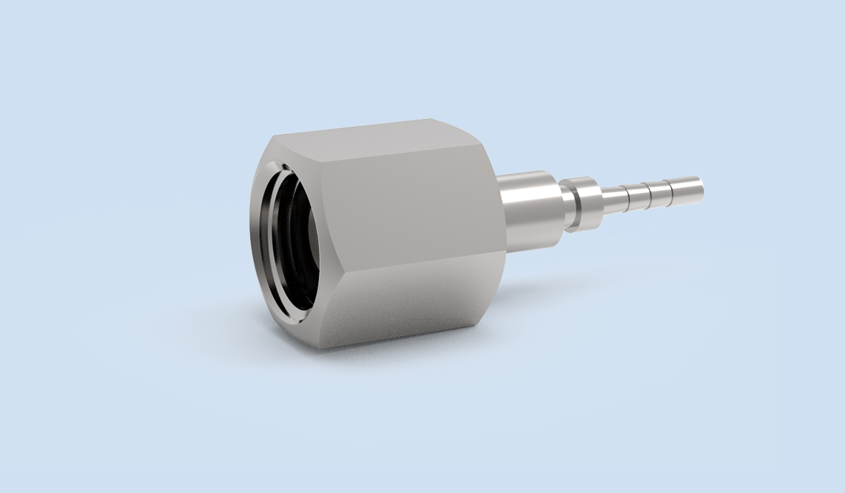 Фитинг DKOL – фитинг резьбового подключения типа CEL-DKOL для композитной трубки White Ray SS Hose